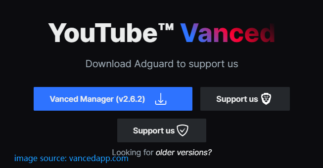 Die YouTube Vanced-App
