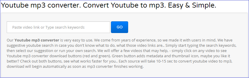convertir vídeos de YouTube a MP3 en línea
