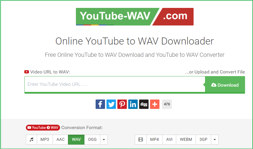 YouTube-WAV