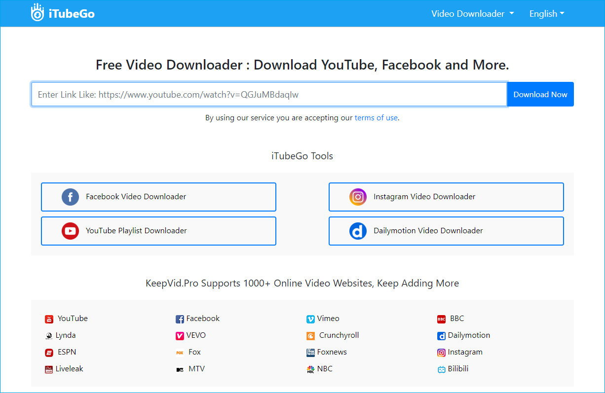 el descargador de videos gratuito puede descargar videos de YouTube