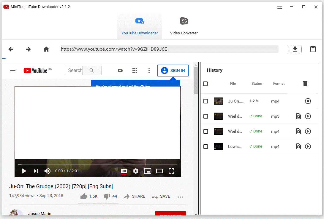 utilisez MiniTool uTube Downloader pour télécharger des vidéos YouTube