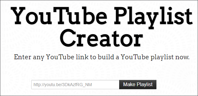 YouTube Playlist Creator