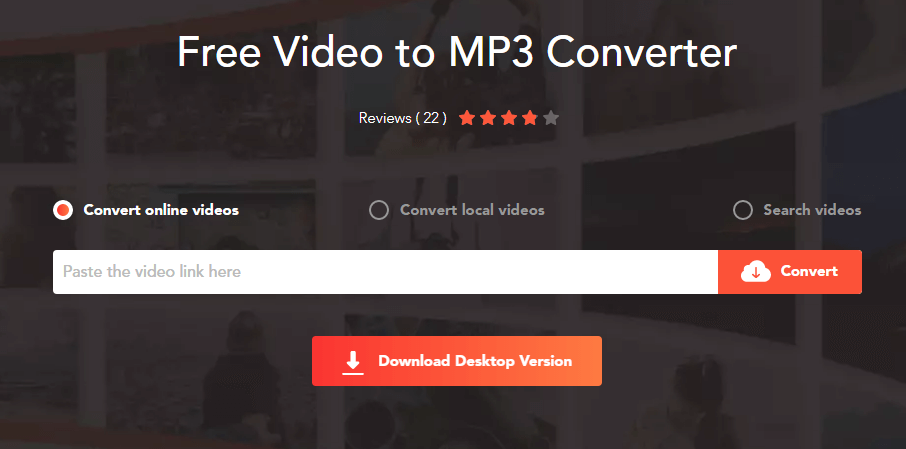 Vídeo grátis da Apowersoft para MP3