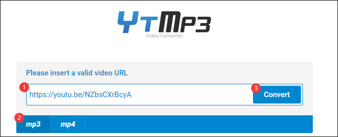 use o YTMP3 para baixar músicas do YouTube